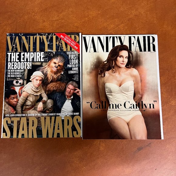 Lot of 2 Issues of Vanity Fair June 2015 Star Wars, July 2015 Caitlyn‎ Jenner - Picture 1 of 6